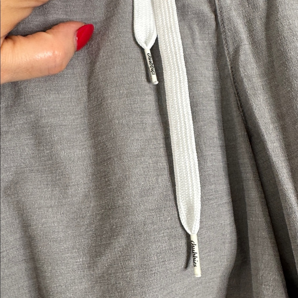 Chubbies Lined Gray Shorts With Drawstring Waist … - image 2